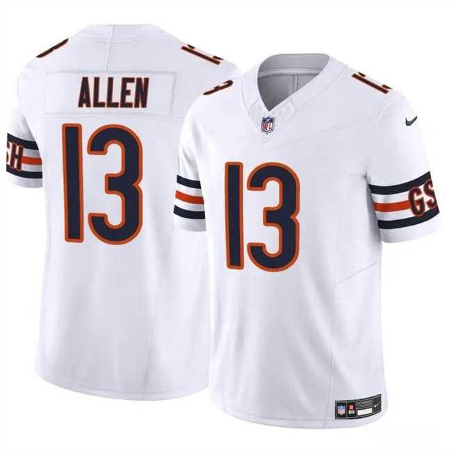 Men & Women & Youth Chicago Bears #13 Keenan Allen White 2023 F.U.S.E. Vapor Stitched Jersey->chicago bears->NFL Jersey